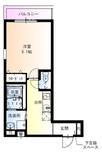 フジパレス今川駅東1番館【3階】の間取り