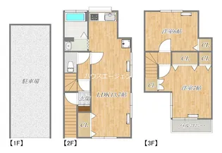 東京都江戸川区東葛西4【一戸建】の間取り