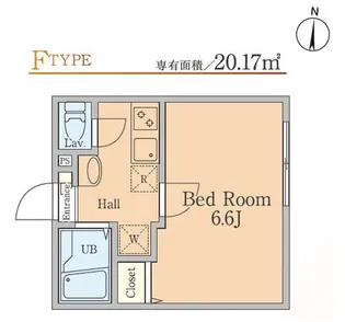 グランクオール大島WEST【4階】の間取り