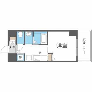 アーバンパーク住之江公園II【4階】の間取り