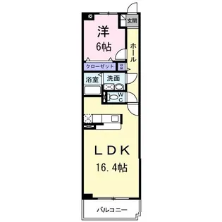 クリプトメリア【3階】の間取り