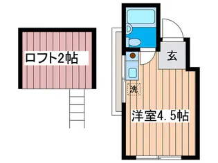 スカイコ-ポ【2階】の間取り