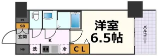 SOLメイクス新栄【9階】の間取り