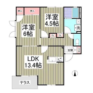 アコルデ21A棟【1階】の間取り
