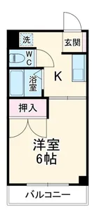 コーシュービル88【3階】の間取り