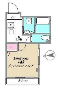 東京都足立区千住東2【マンション】の間取り
