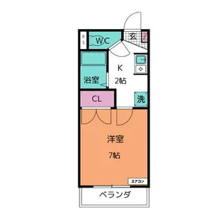 ブライトンハウス【2階】の間取り