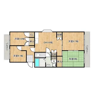 イングス21 INGS【2階】の間取り