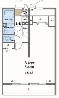 M-1 Tokyo 南六郷【2階】の間取り