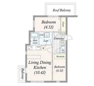 GRAN PASEO 池尻大橋【3階】の間取り