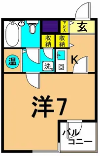 東京都品川区大井1【マンション】の間取り