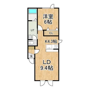 オーブIII【2階】の間取り