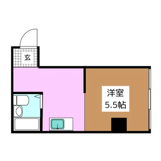 ツルガハイツ【2階】の間取り