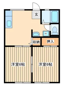 グリーン・シティ【2階】の間取り