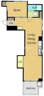 タカノフラット【5階】の間取り