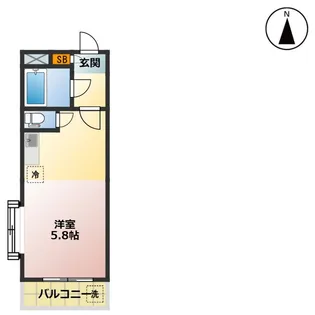 アンカーヒア調布【1階】の間取り