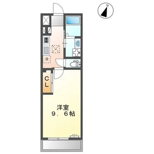 ヴィラ ソレイユA【1階】の間取り