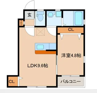レイウッド蒲町IV【1階】の間取り