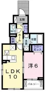 エクイティII【1階】の間取り