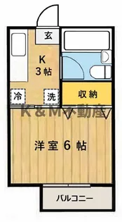 柏パークハイムA棟【2階】の間取り