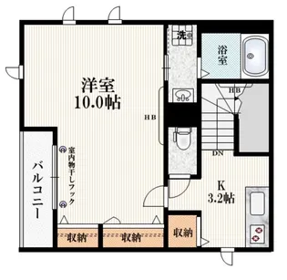 アステイオス【2階】の間取り
