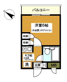 KOYO港南台レジデンス【2階】の間取り