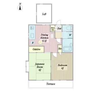 アプレンデール小平【1階】の間取り