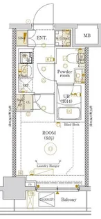 エストゥルース新小岩【10階】の間取り