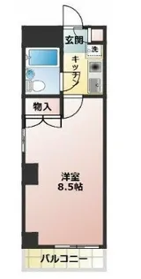 プラーズ南幸町I【4階】の間取り