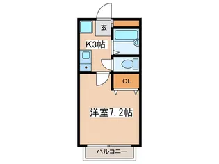 カンパーニュ北矢【2階】の間取り