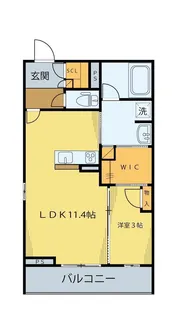 ベレオ北仙台駅【2階】の間取り