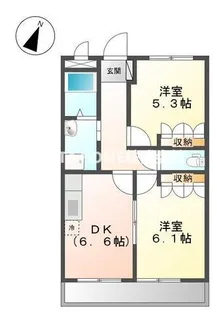 サンフラワー【2階】の間取り