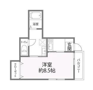 ワンワンメゾン【3階】の間取り