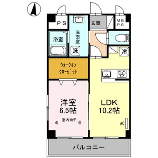 CREA元今泉【8階】の間取り