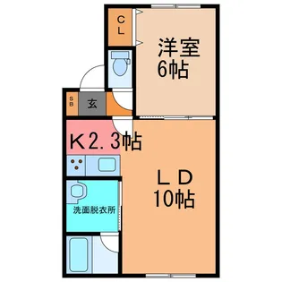 Casa feliz( )【2階】の間取り