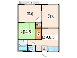 レジデンス佐原【2階】の間取り