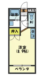 ルミエール・N【2階】の間取り