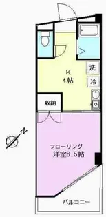 ニュー松美ハイツ【4階】の間取り