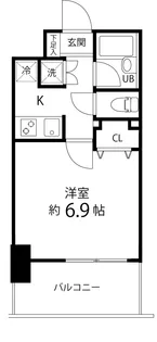 スペーシア秋葉原【9階】の間取り