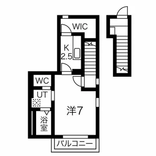 セレナヴィラ落合【2階】の間取り