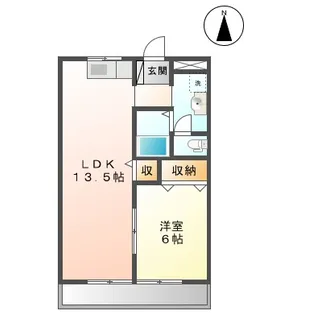 ニューフラワーハイツ【2階】の間取り