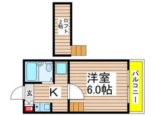 パークハイムII【1階】の間取り