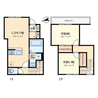 メゾン・トロワ学芸大学【1階】の間取り