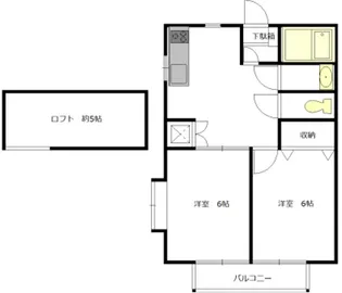 ワンダフルホーム【2階】の間取り