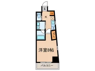 AZUR YABACHO【9階】の間取り