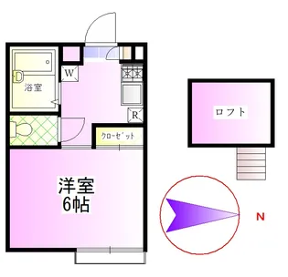 小手指第一レジデンス【2階】の間取り