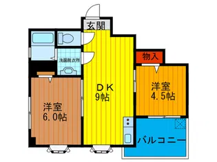 シャト-安藤【5階】の間取り