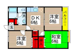 BOIS 2号館【2階】の間取り