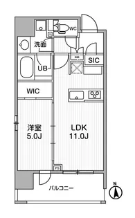 シーズンフラッツ新御徒町イースト【3階】の間取り