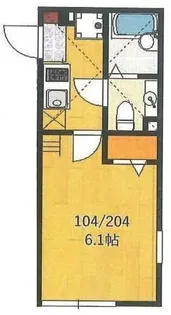 アザーレ・パッシオ栗谷A【2階】の間取り